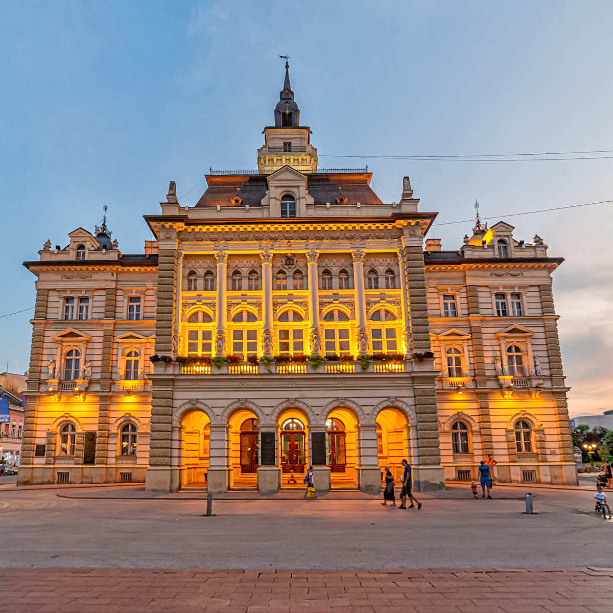 City Hall In Novi Sad, Serbia