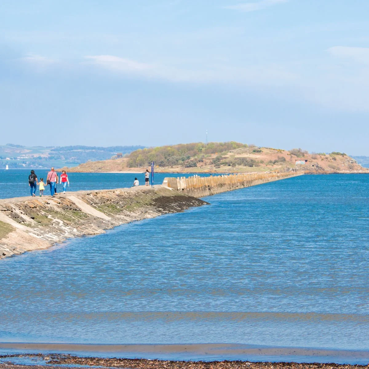 Cramond Island Causeway - Edinburgh, UK