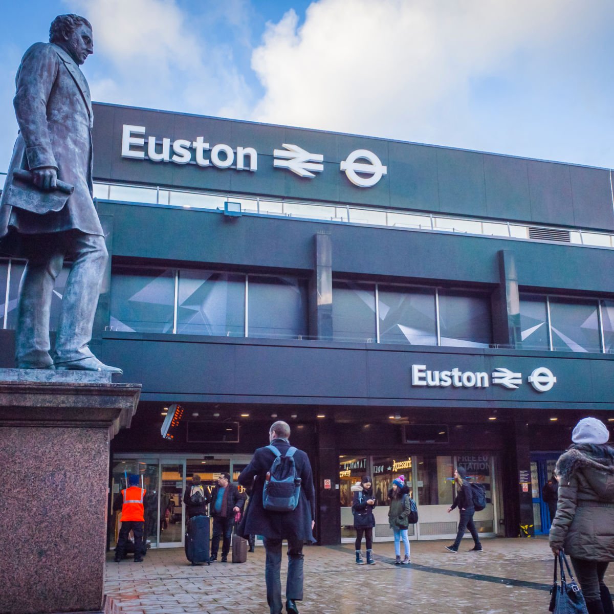 Euston Station in London