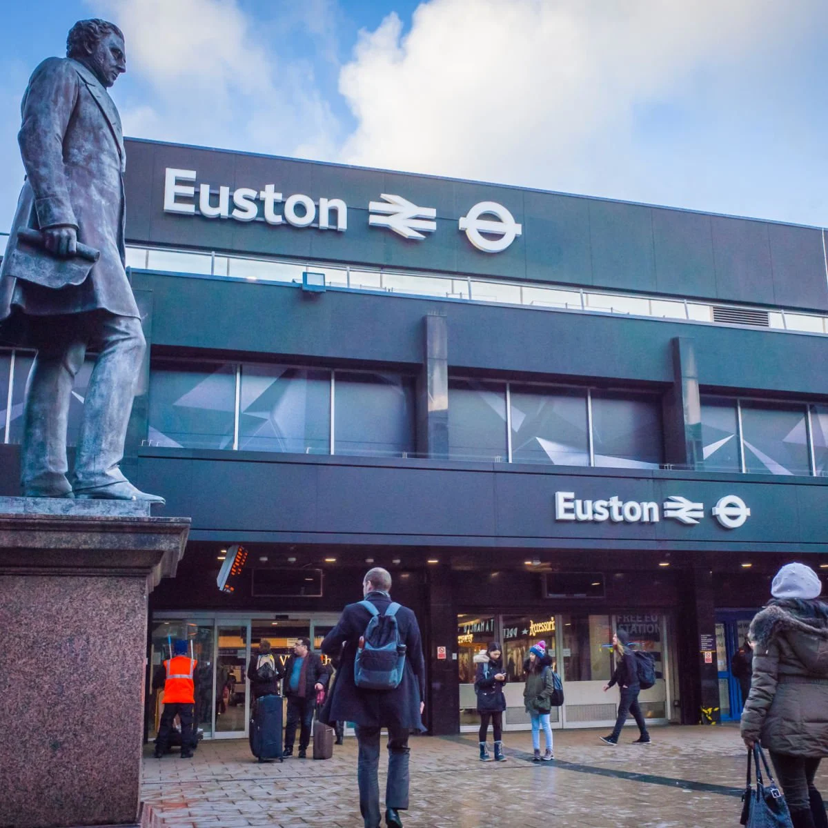 Euston Station in London