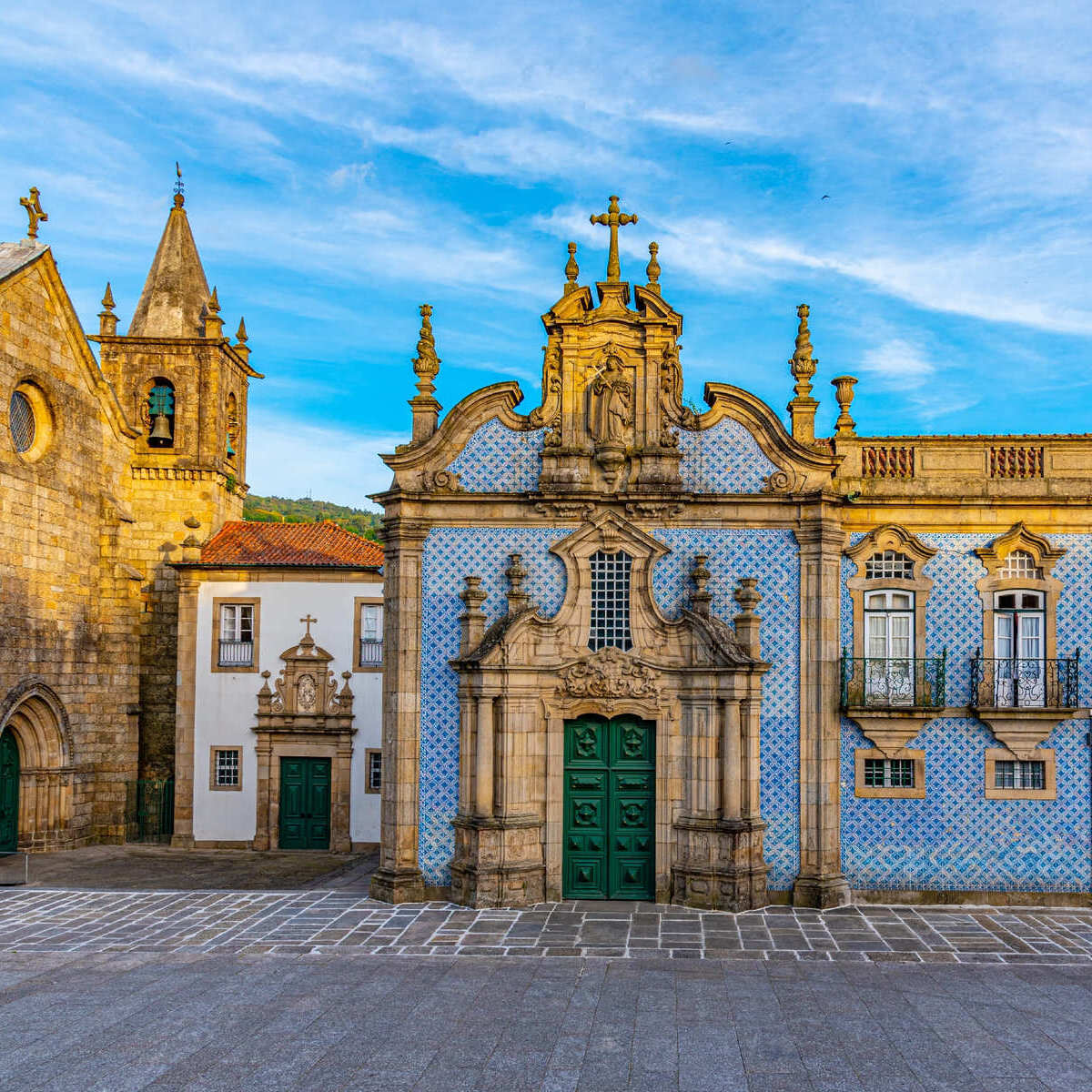Historic Buildings In Guimaraes, Portugal