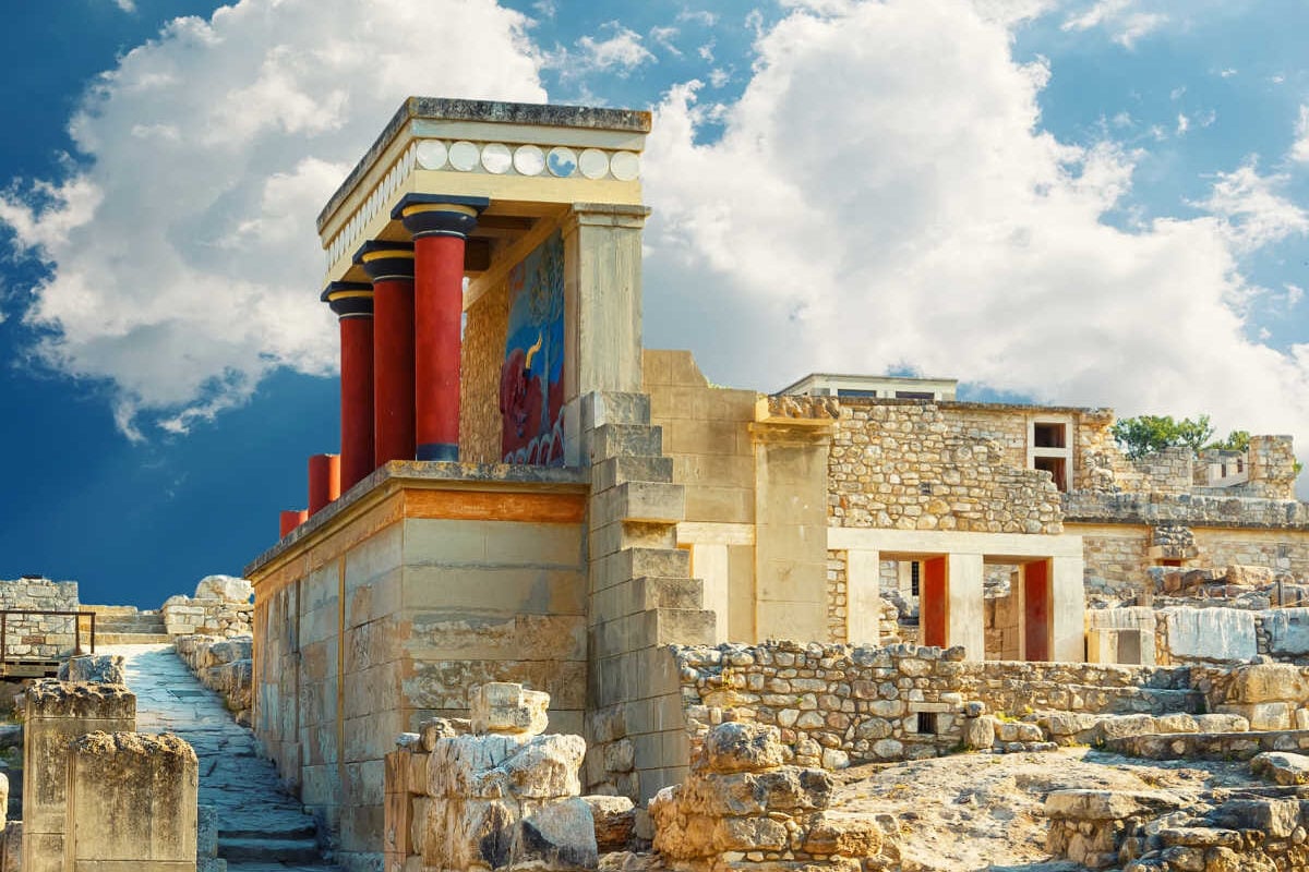 Knossos palace in Heraklion, Crete