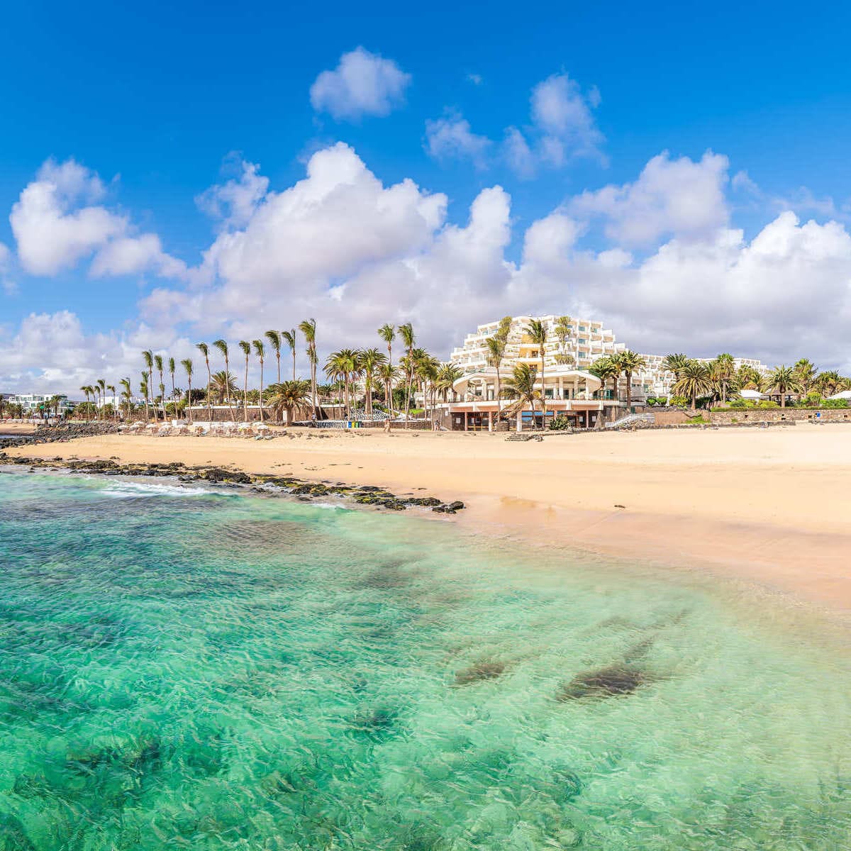 Lanzarote Beach In Spain