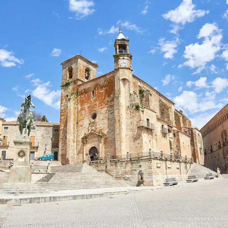 Medieval Cathedral In Trujillo, Spain
