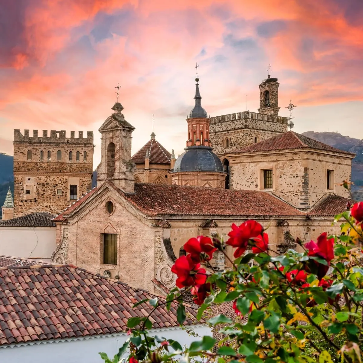 Medieval Old Town Of Caceres, Spain