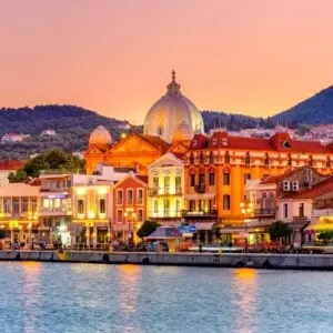 Mytilene In Lesbos, Greece
