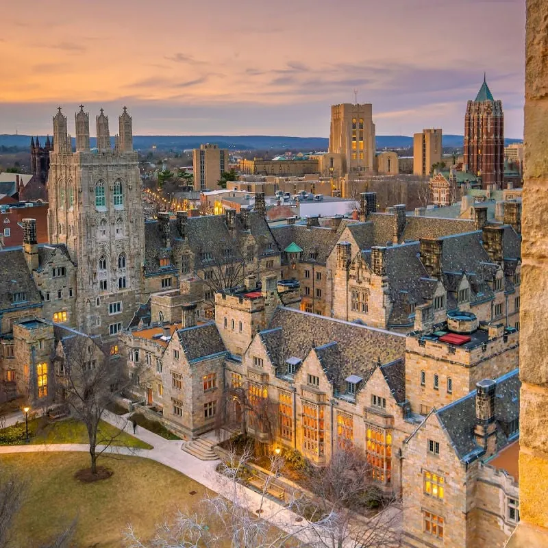 New Haven city downtown skyline