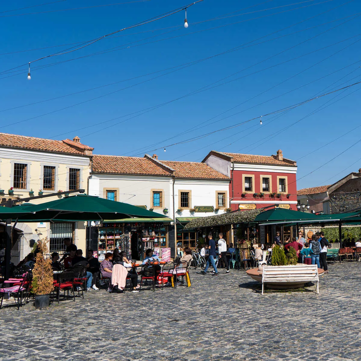 Old Bazaar In Korçë, Albania