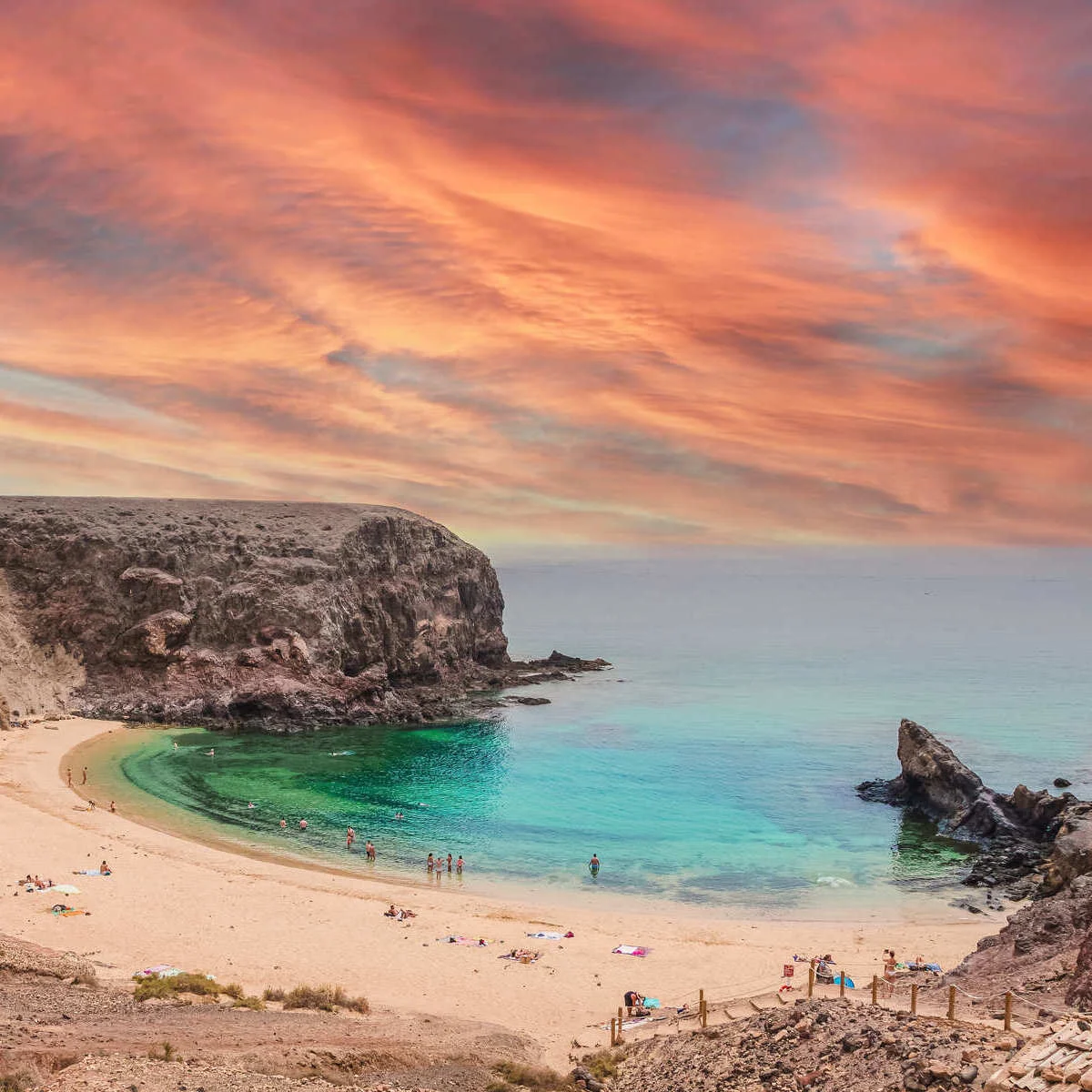 Panoramic View Of Lanzarote, Spain
