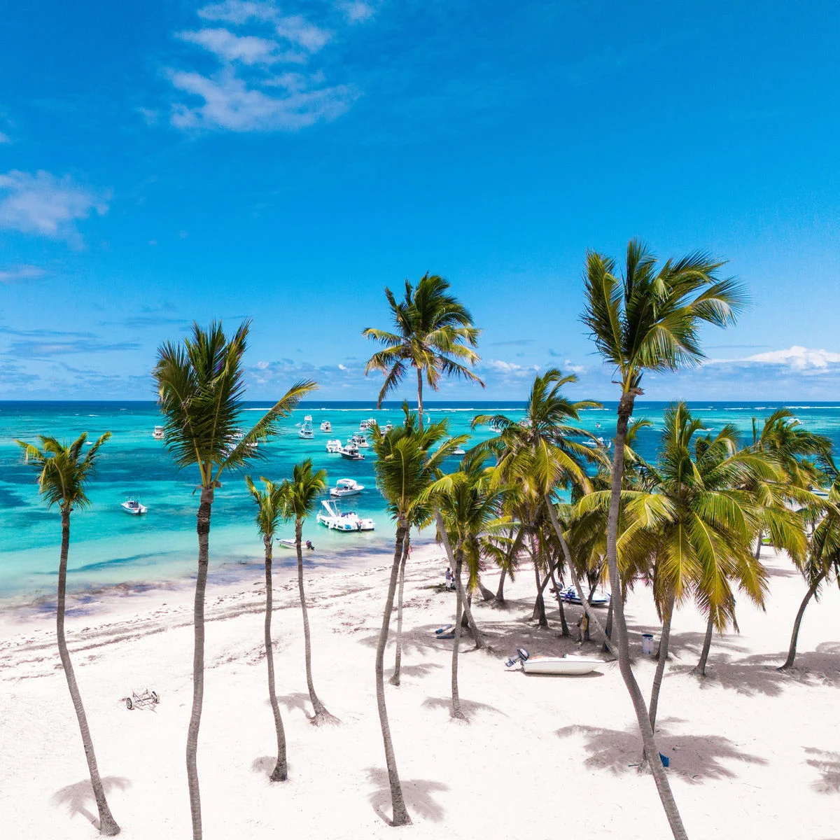 White Sand Beach In Punta Cana, Dominican Republic