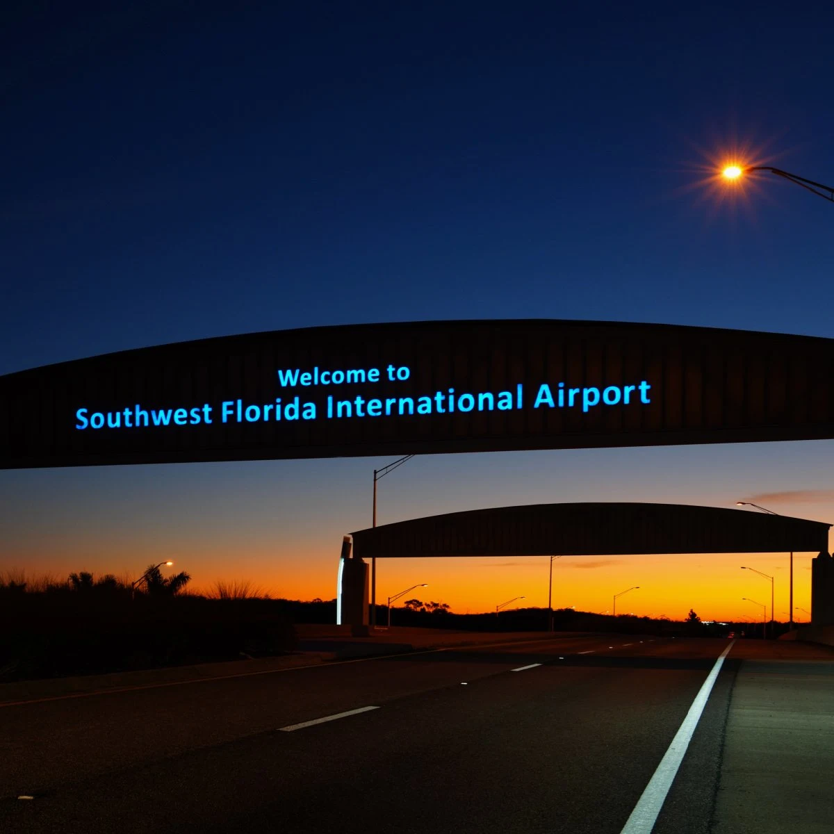 RSW airport in Fort Myers, FL