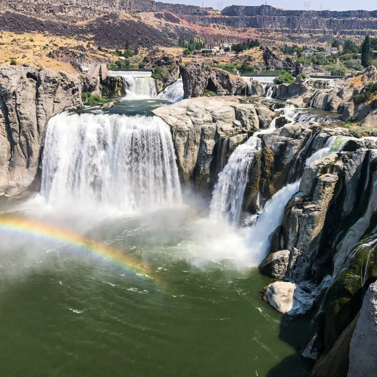 Rainbow at Shoshone Falls