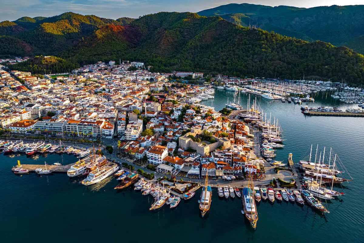 Aerial View Of Marmaris, Turkey
