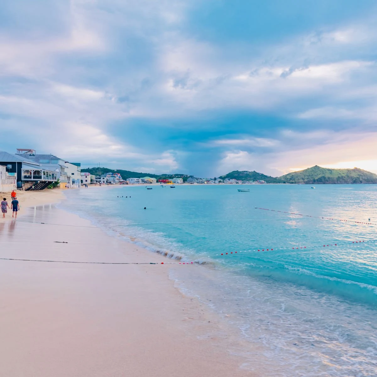 Turquoise waters of St. Martin