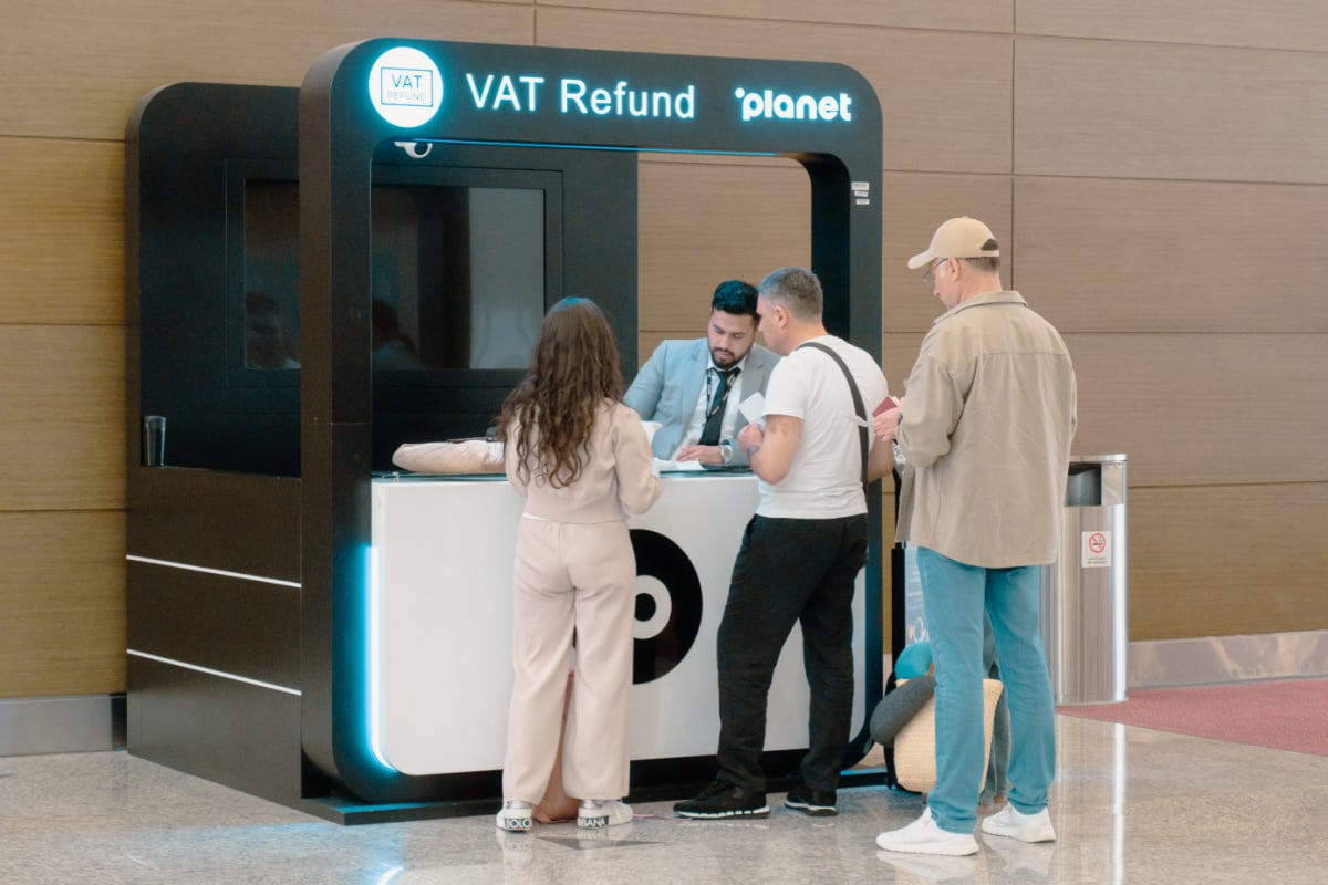 VAT Refunds kiosk in Dubai