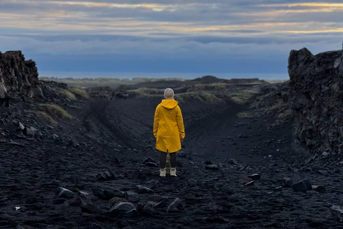 Woman in Iceland
