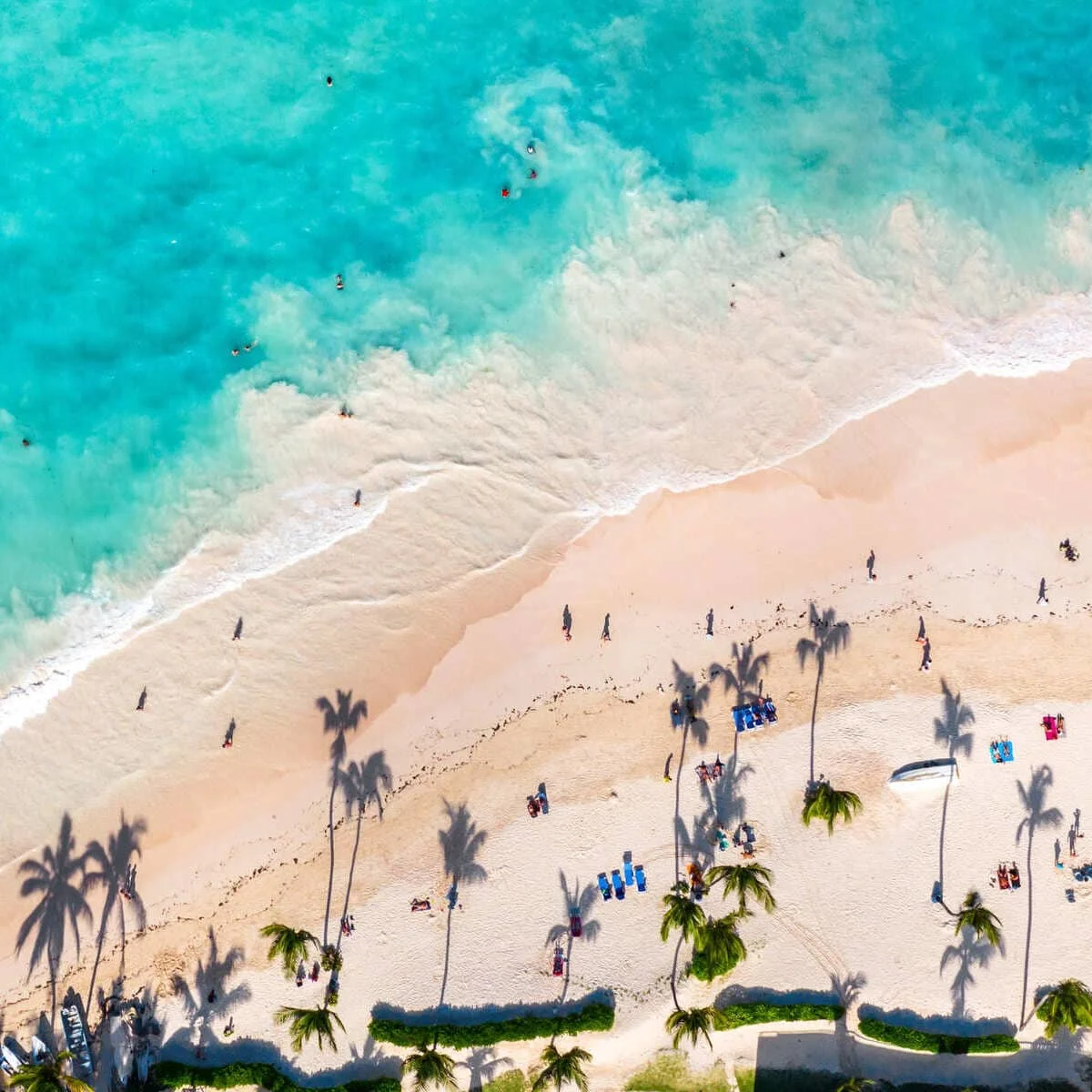 Aerial View Of Punta Cana, Dominican Republic