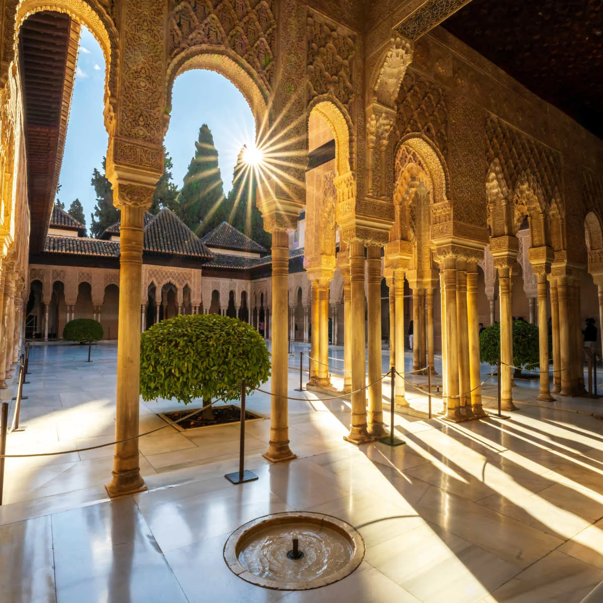 Alhambra Palace in Granada, Spain