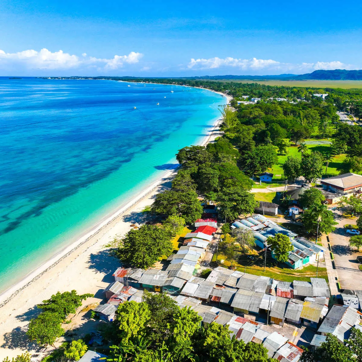 Beach in Negril, Jamaica