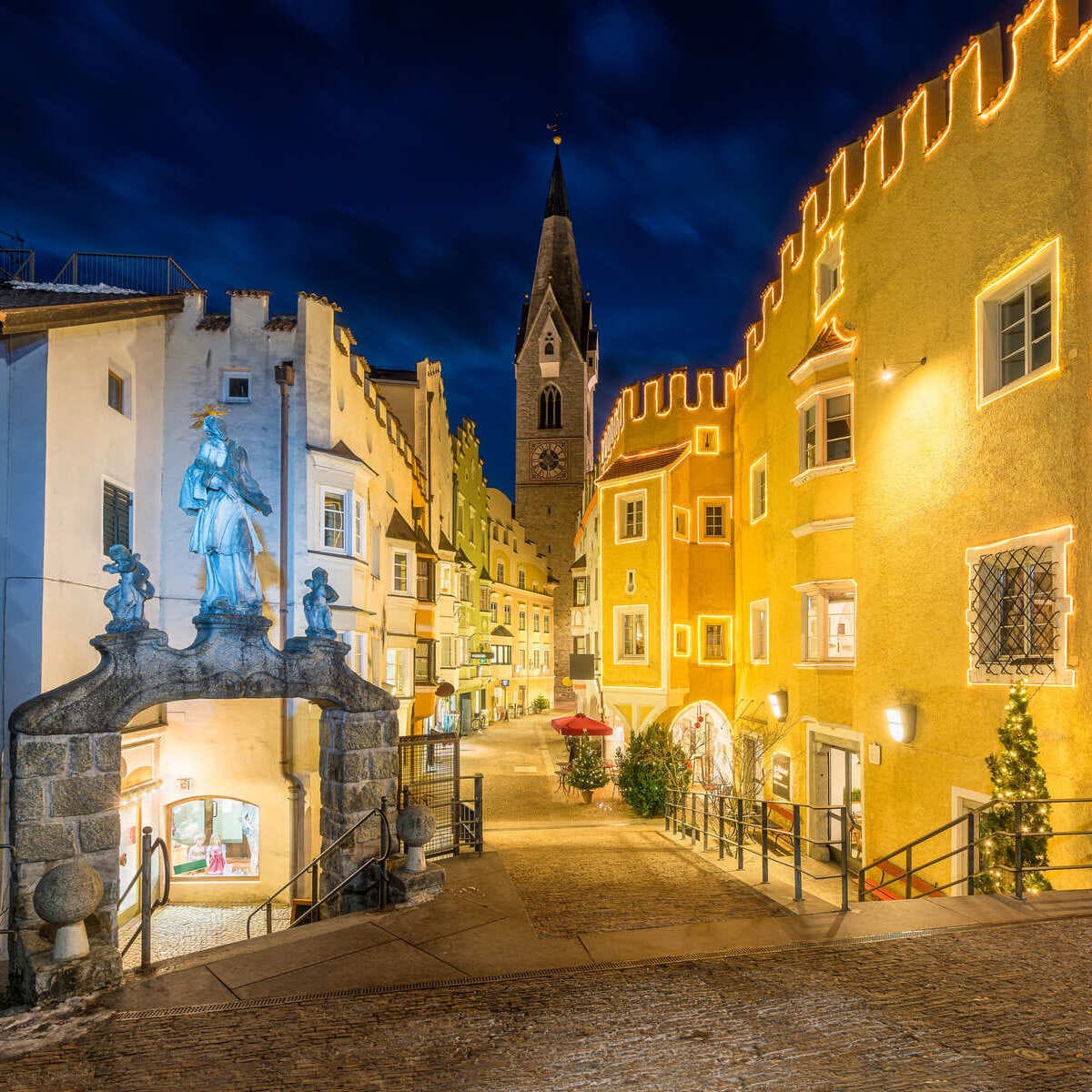 Brixen Bressanone In Winter, Italy
