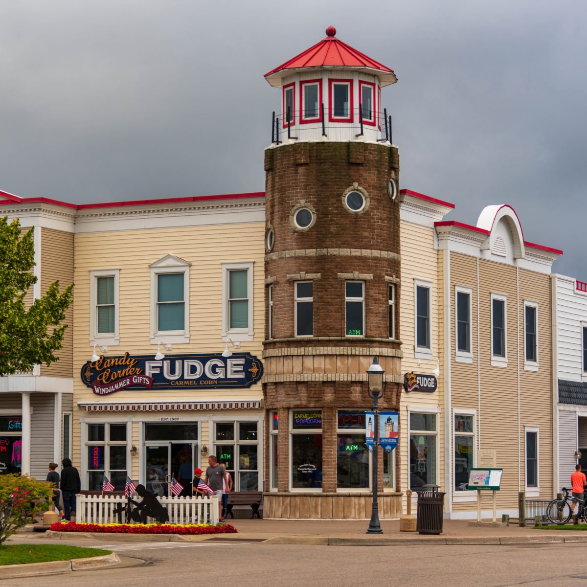 Classic fudge shop in Mackinaw City, MI