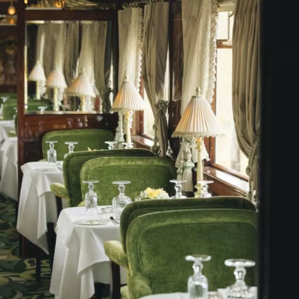 Dining Car In The Orient Express