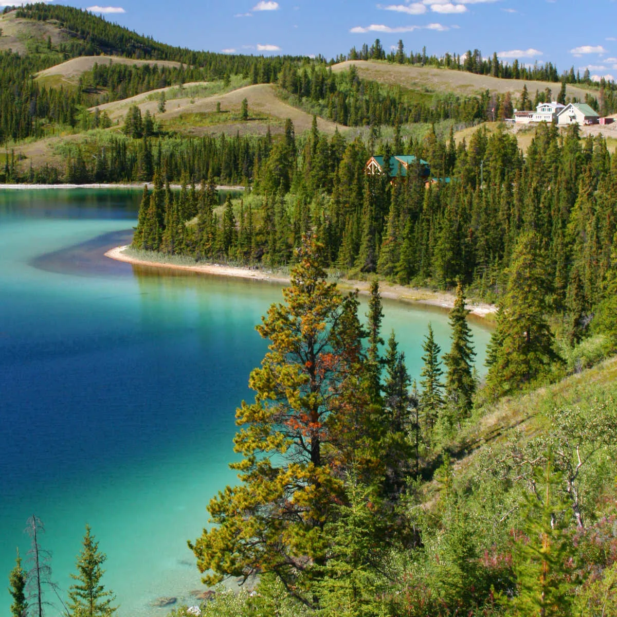 Glacial lake in Alaska