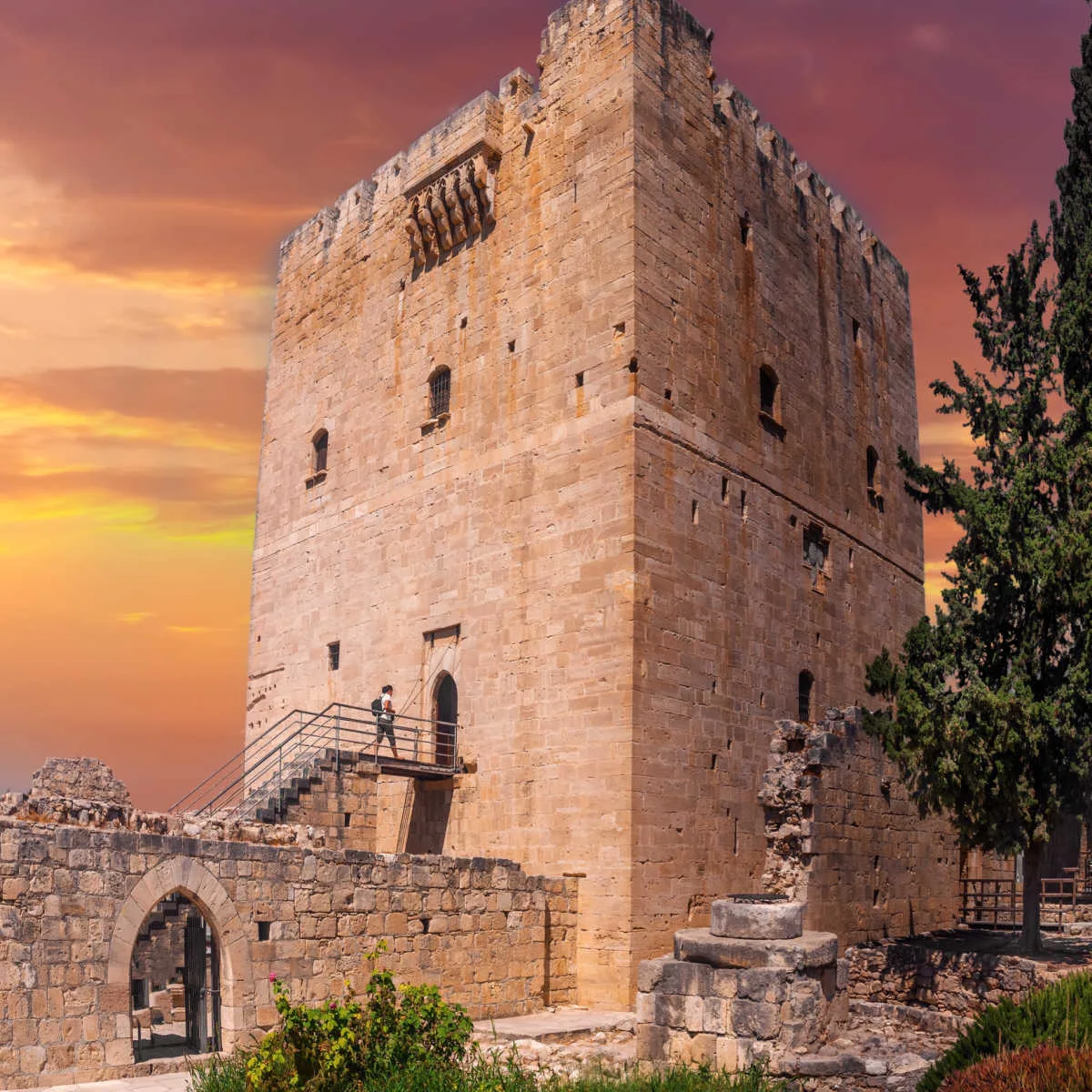 Kolossi Castle in Limassol, Cyprus