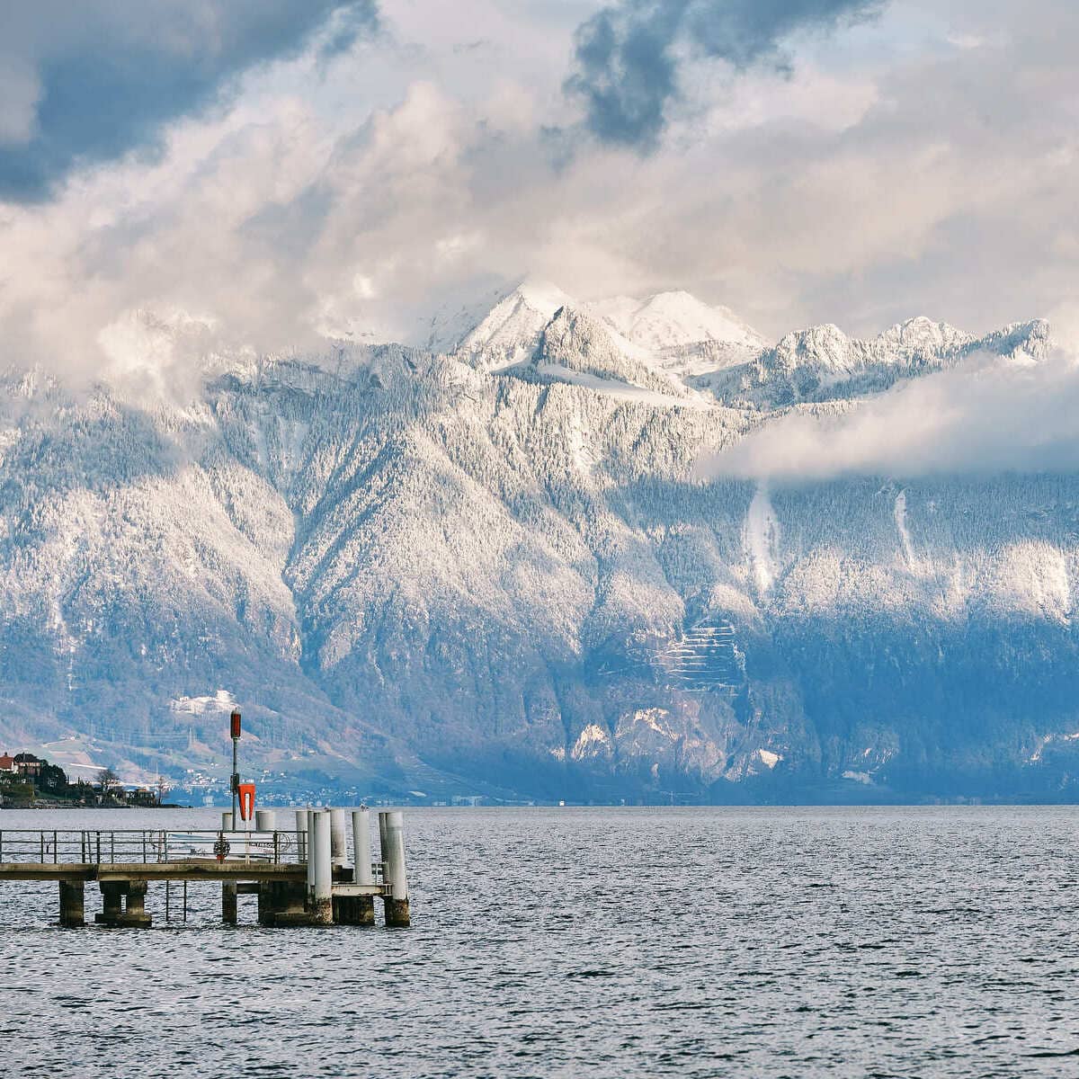 Lake Geneva In Winter