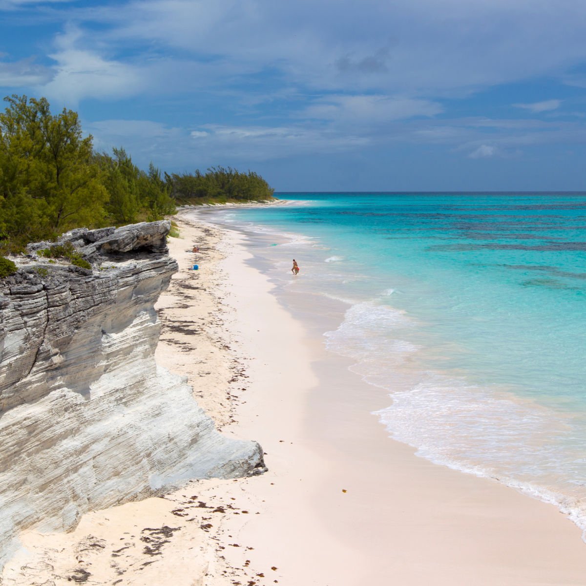 Lighthouse Beach in the of South Eleuthera