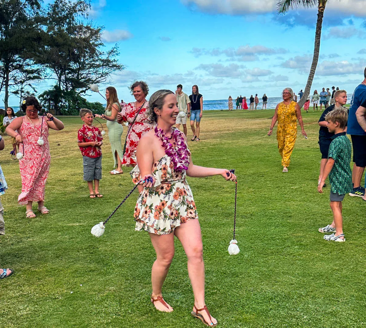 Liz Fox doing a class at Sheraton Kauai