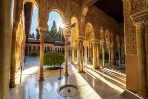 Alhambra Palace in Granada, Spain