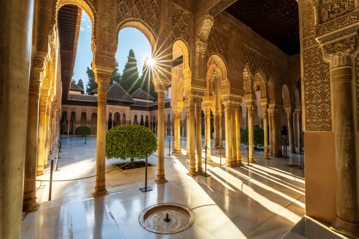 Alhambra Palace in Granada, Spain