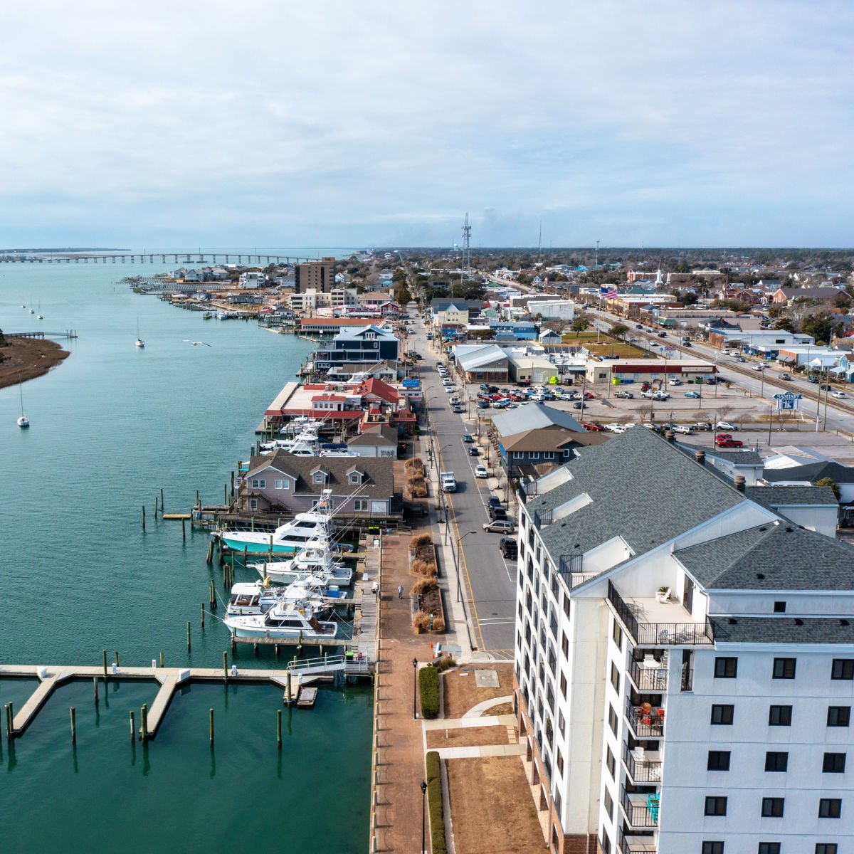 Morehead City, NC waterfront view