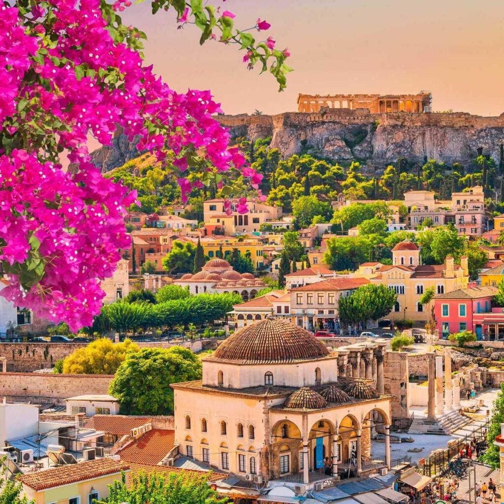 نمایی زیبا از آتن، یونان