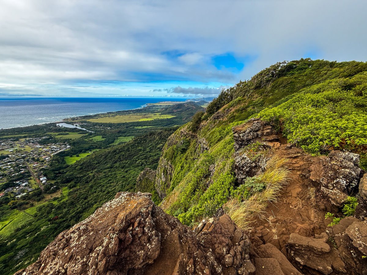 Sleeping Giant Hike Mountain View in Kauai, Hawaii