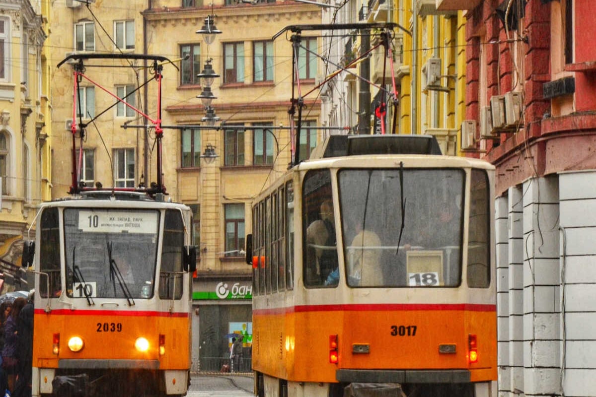 Trams in Sofia, Bulgaria