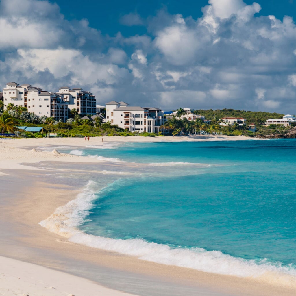 Turquoise waters in Anguilla