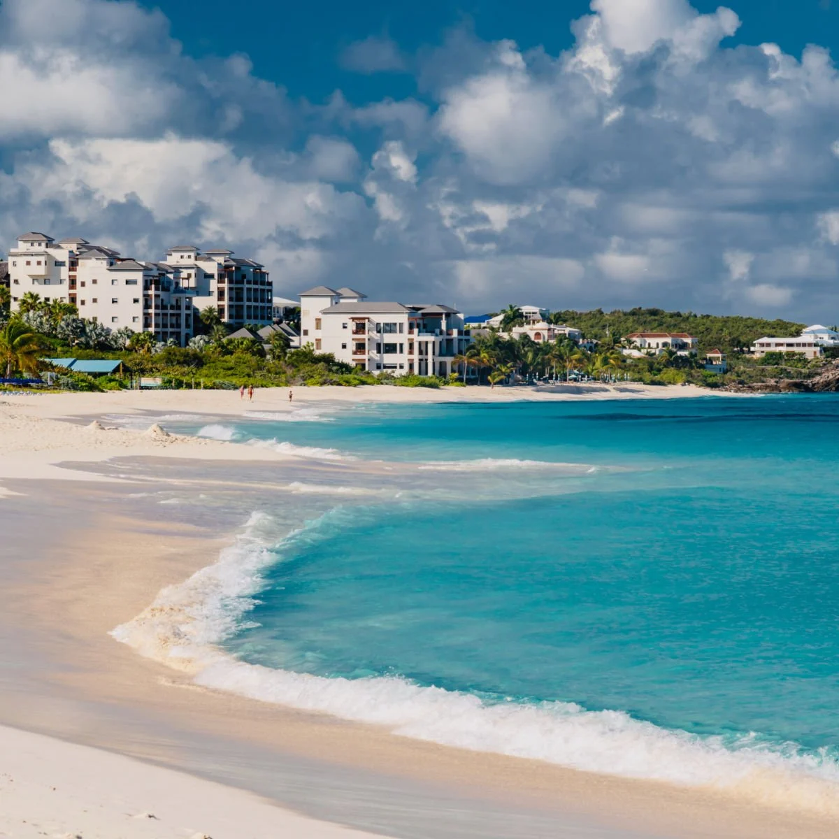 Turquoise waters in Anguilla