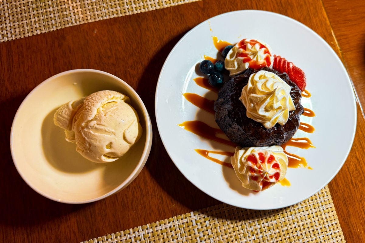molten lava cake! at Sheraton Kauai
