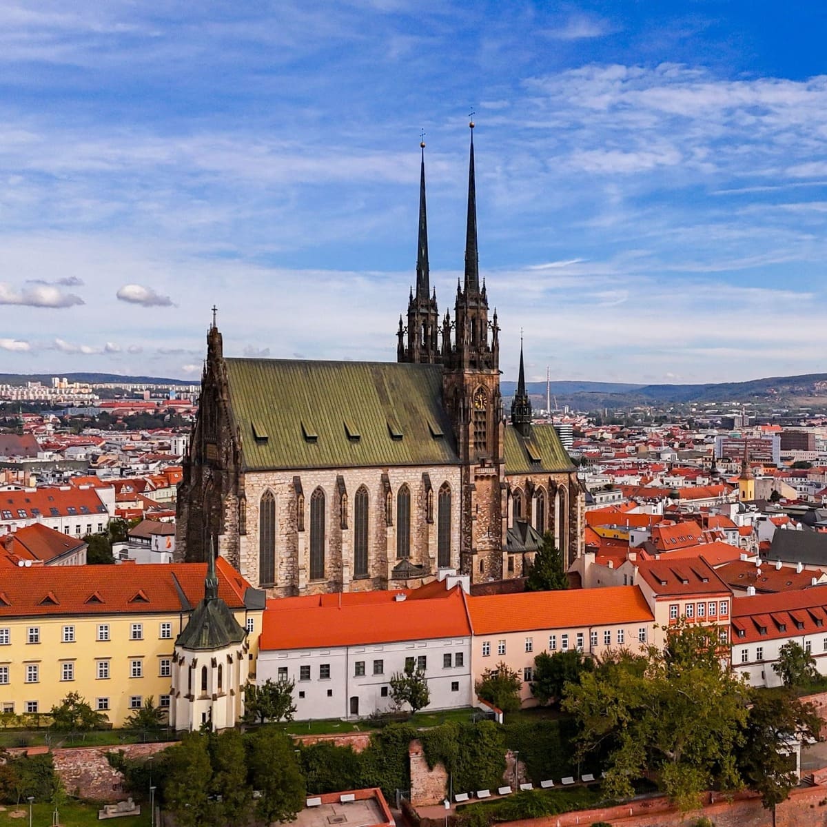 Aerial View Of Brno, Czechia