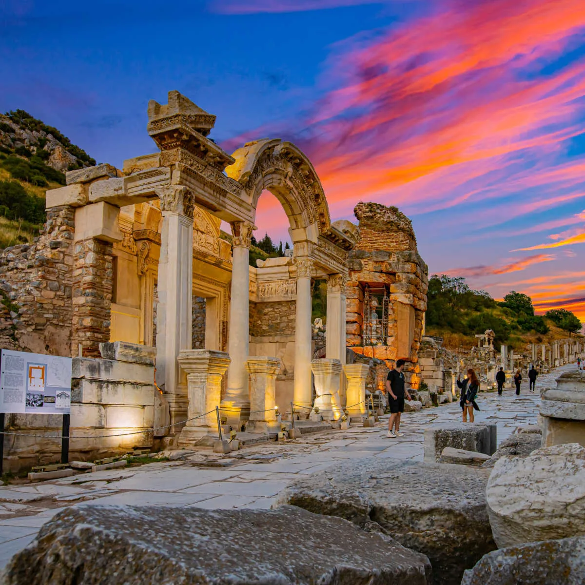 Ancient city of Ephesus near Kusadasi