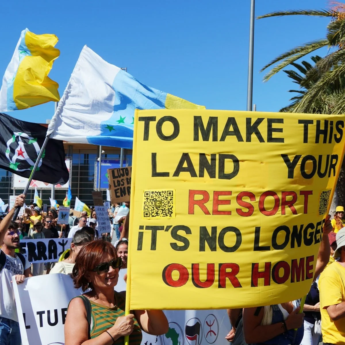 Anti-tourism protest in The Canary Islands