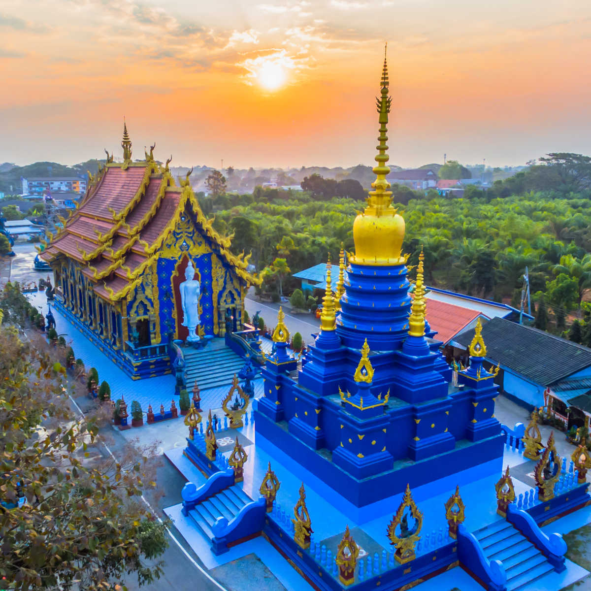 Blue Temple in Chiang Rai, Thailand