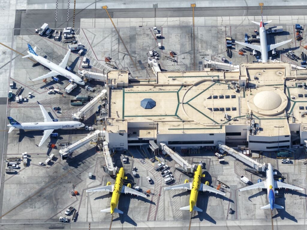 Busy LAX Terminal
