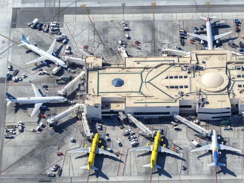Busy LAX Terminal
