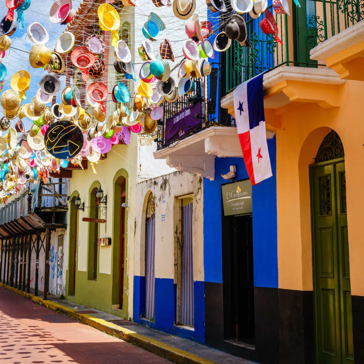 Famous hat street in Panama City