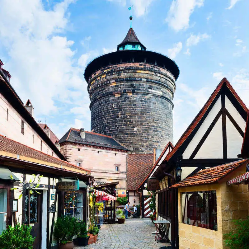 Handwerker Turm In Nuremberg, Germany