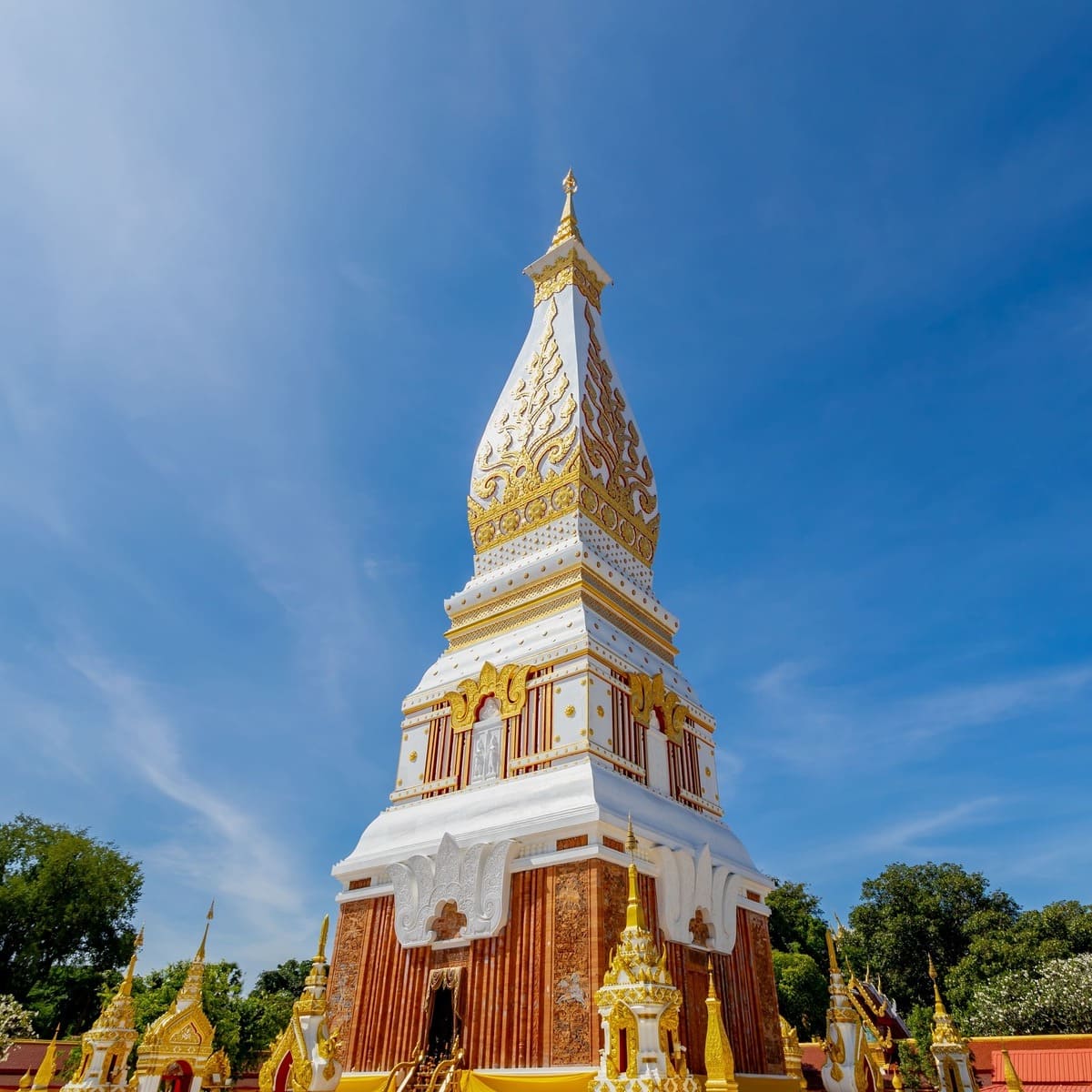 Historic Temple In Nakhon Phanom, Thailand