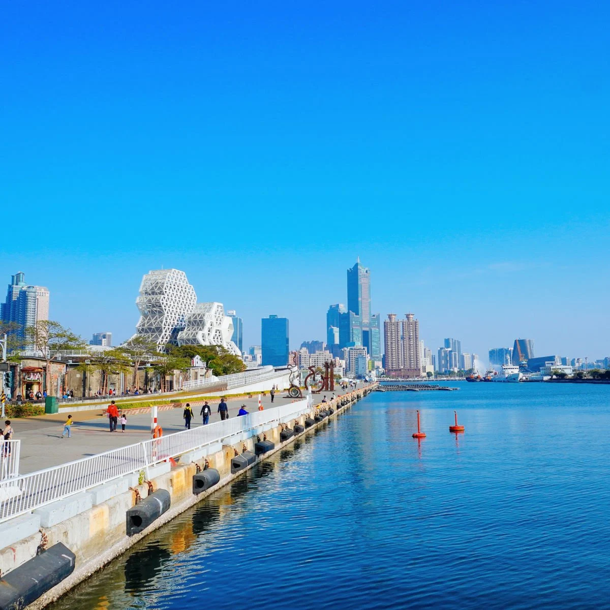 Kaohsiung, Taiwan cityscape on nice day